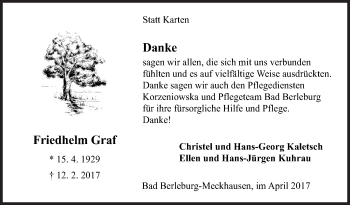 Traueranzeige von Friedhelm Graf von Siegener Zeitung