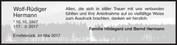 Traueranzeige von Wolf-Rüdiger Hermann von Siegener Zeitung