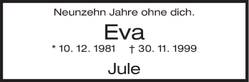 Traueranzeige von Eva  von Siegener Zeitung