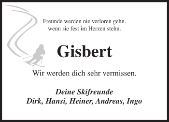 Traueranzeige von Gisbert Wagener von Siegener Zeitung