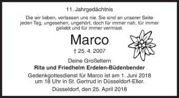 Traueranzeige von Marco  von Siegener Zeitung