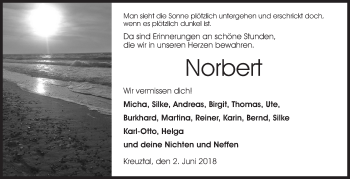 Traueranzeige von Norbert  von Siegener Zeitung