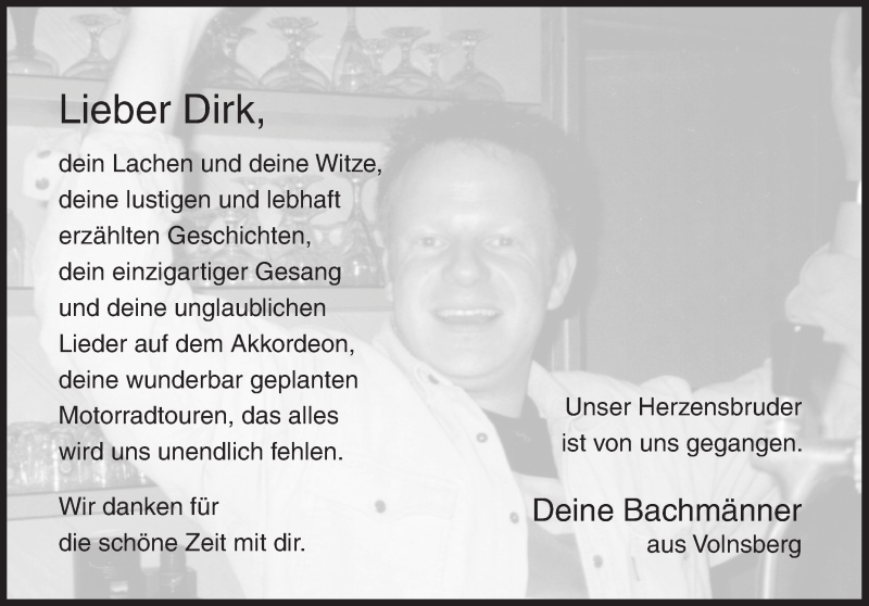  Traueranzeige für Dirk Hoffmann vom 18.07.2018 aus Siegener Zeitung