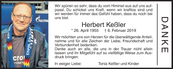 Traueranzeige von Herbert Keßler von Siegener Zeitung
