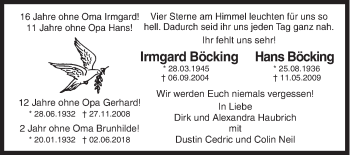 Traueranzeige von Vier Sterne am Himmel  von Siegener Zeitung