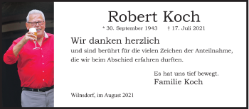 Traueranzeige von Sterbetafel vom 16.08.2021 von Siegener Zeitung