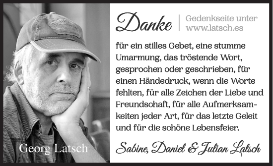 Traueranzeige von Georg Latsch von Siegener Zeitung