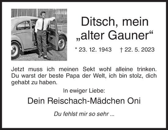 Traueranzeige von Papa  von Siegener Zeitung