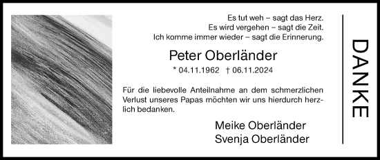 Traueranzeige von Peter Oberländer von Siegener Zeitung