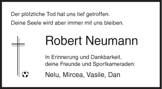 Traueranzeige von Robert Neumann von Siegener Zeitung