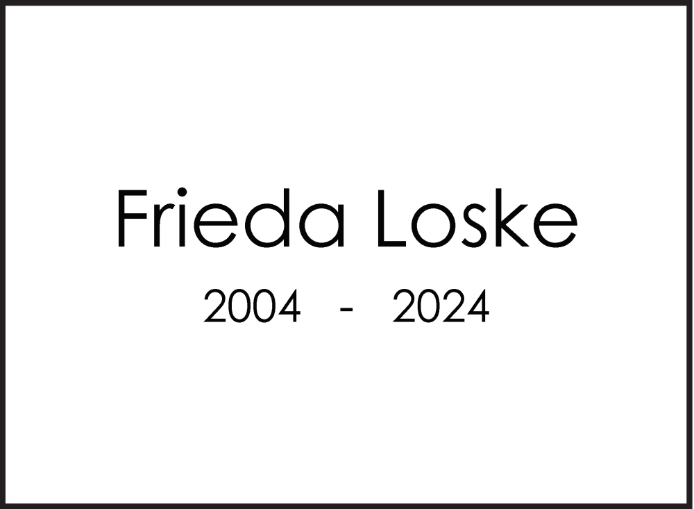  Traueranzeige für Frieda Loske vom 23.03.2024 aus Siegener Zeitung