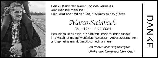 Traueranzeige von Marco Steinbach von Siegener Zeitung