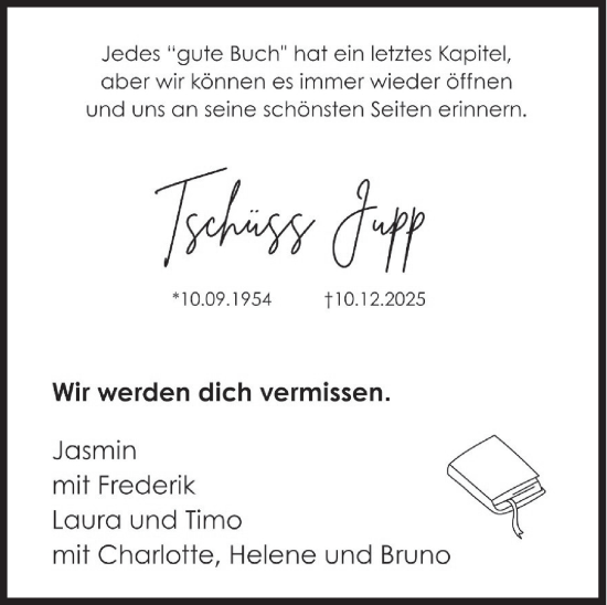 Traueranzeige von Jasmin Toes von Siegener Zeitung