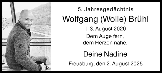 Traueranzeige von Wolfgang  Brühl von Siegener Zeitung